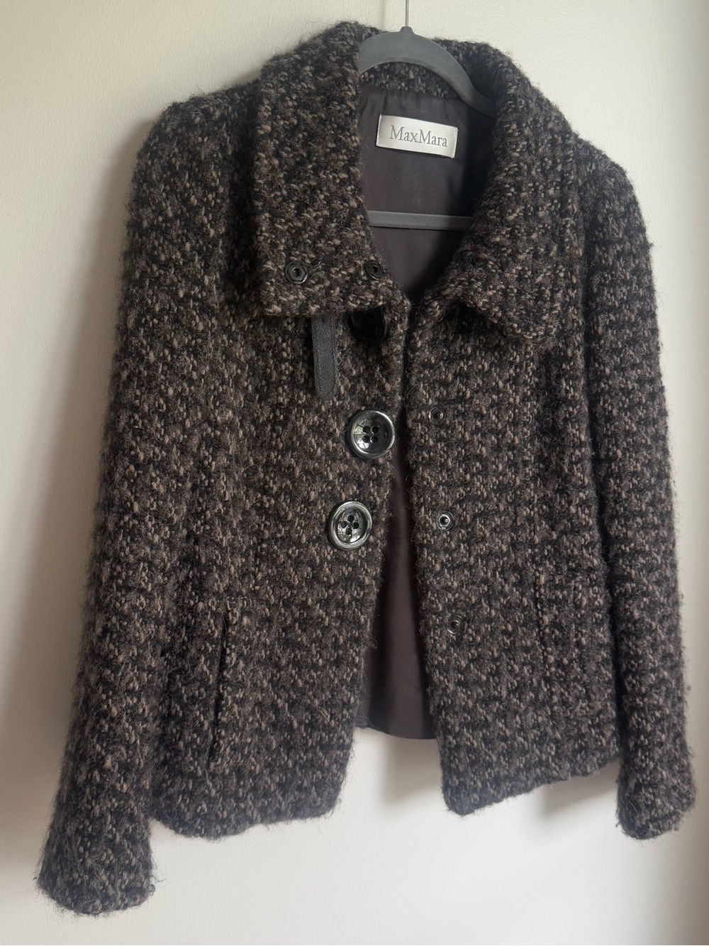 MaxMara Snap-Button Wool Jacket - Picture 2 of 11
